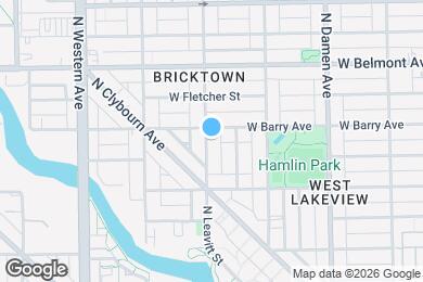 Map image of the property - 3049 N Leavitt St