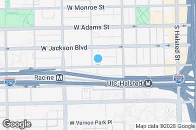 Map image of the property - 1054 W Van Buren St