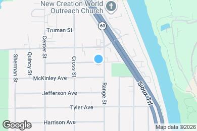 Map image of the property - 305 Pierce Ave