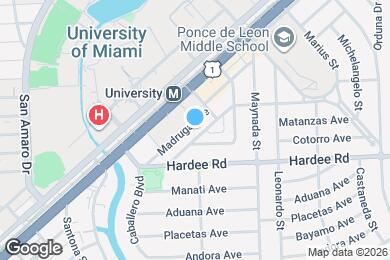 Map image of the property - 1205 Mariposa Ave