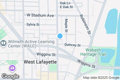 Map image of the property - 414 N Salisbury St