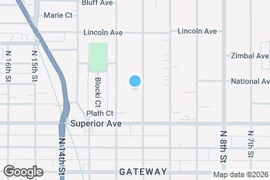 Map image of the property - 1610 N 11th St