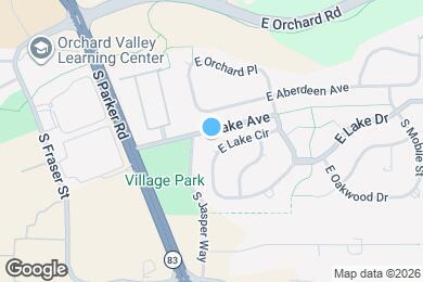 Map image of the property - 15721 E Lake Cir