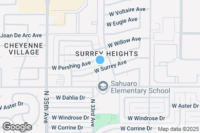 Map image of the property - 3320 W Surrey Ave