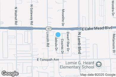 Map image of the property - 1954 Nebula Dr