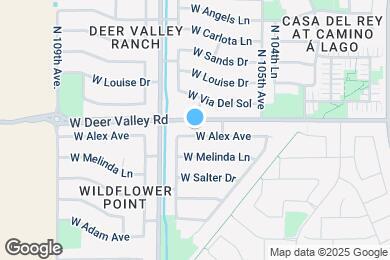 Map image of the property - 10608 W Alex Ave