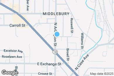 Map image of the property - 59 N Arlington St
