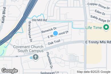 Map image of the property - 2714 E Wentwood Dr