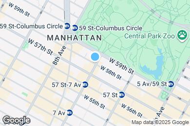 Map image of the property - 201 W 58th St