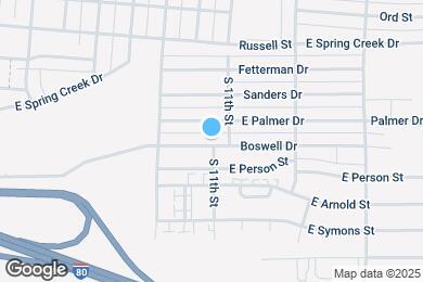 Map image of the property - 1033 Boswell Dr