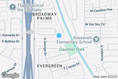 Map image of the property - 2506 E Balboa Dr