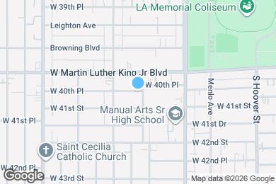 Map image of the property - 1110 W 40th Pl