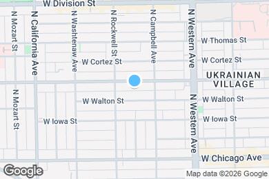 Map image of the property - 2531-2533 W Augusta Blvd