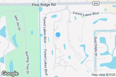 Map image of the property - 1087 Forest Lakes Dr