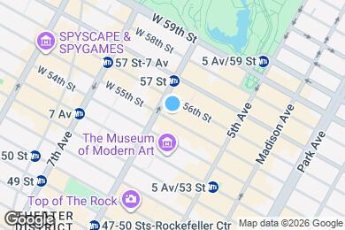 Map image of the property - 69 W 55th St