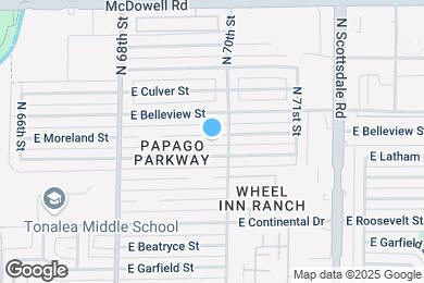 Map image of the property - 6937 E Moreland St