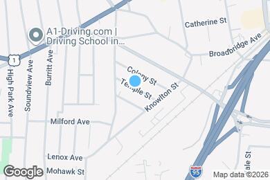 Map image of the property - 75 Temple St