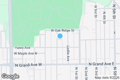 Map image of the property - 1322 N Rutledge St