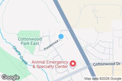 Map image of the property - 17662 Ponderosa Ave