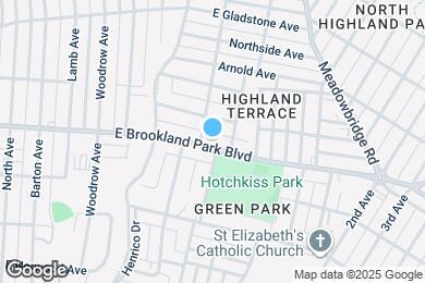 Map image of the property - 602 E Brookland Park Blvd