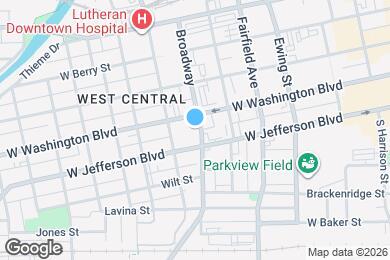 Map image of the property - 1016 Broadway