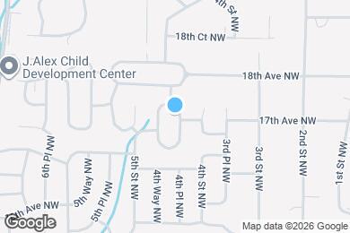Map image of the property - 1700 4th Pl NW