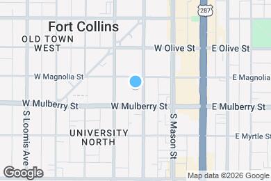 Map image of the property - 415 S Howes St