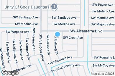 Map image of the property - 3619 SW Ballweg St