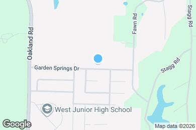 Map image of the property - 315 Garden Springs Dr