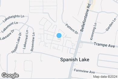 Map image of the property - Spanish Lake Townhomes