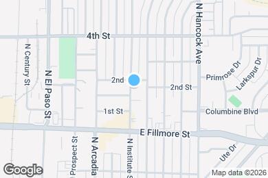 Map image of the property - 3027 N Institute St