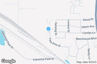 Map image of the property - 521 Vista Pointe Dr