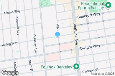 Map image of the property - 1942 Channing Way