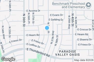 Map image of the property - 14214 N 37th Pl