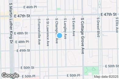 Map image of the property - 4823 S Champlain Ave