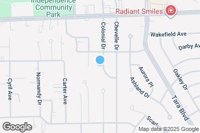 Map image of the property - 1182 Colonial Dr