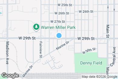 Map image of the property - 321 W 29th St