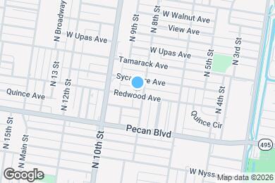 Map image of the property - 802 Redwood Ave