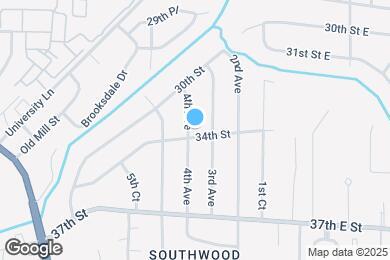 Map image of the property - 3321 4th Ave