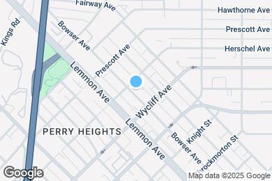 Map image of the property - 4330 Bowser Ave