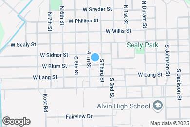 Map image of the property - 1318 W Blum St