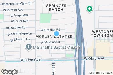Map image of the property - 9335 W Sunnyslope Ln