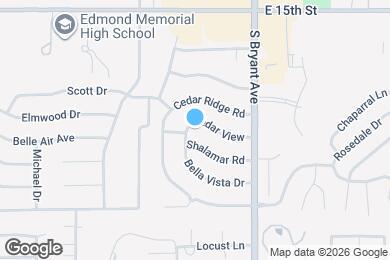 Map image of the property - 1300 Cedar View