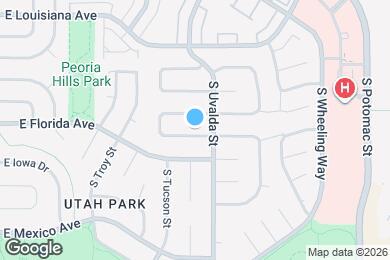 Map image of the property - 13007 E Florida Dr