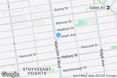 Map image of the property - PUTNAM AVENUE