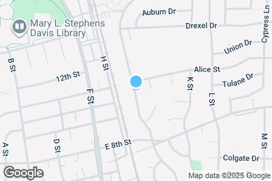 Map image of the property - 948 J Street