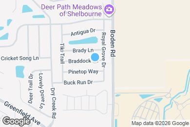 Map image of the property - 12725 Braddock Ln