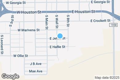 Map image of the property - 204 E Jeffie St