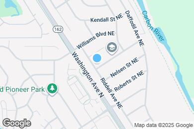 Map image of the property - 107 Mazza St NE