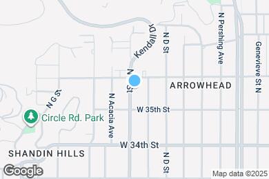 Map image of the property - 3569 N E St